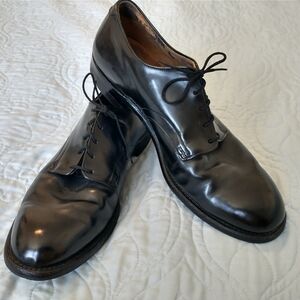 Elegant Black Men's Leather Oxfords